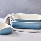 Stoneware Heritage Rectangular DishChambray image number 6
